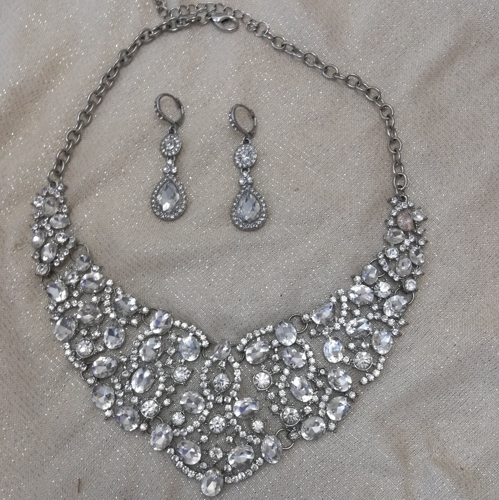 Necklace and earrings